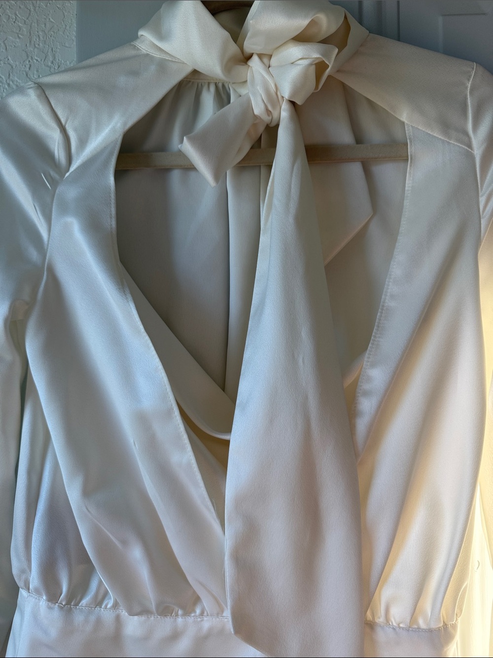Jennifer Lopez  Tie-Neck Blouse - Picture 2 of 5